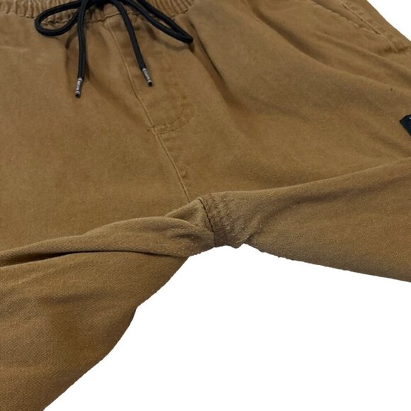 Brooklyn Cloth Sz Medium M Brown Drawstring Streetwear Urban Cargo Joggers Men - Picture 4 of 8